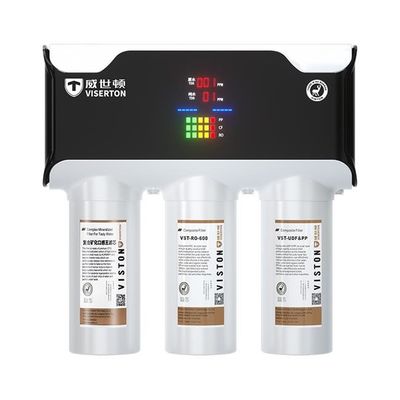 Filtro de agua del RO del purificador del agua del fregadero del retiro del cloro para debajo del grifo del fregadero