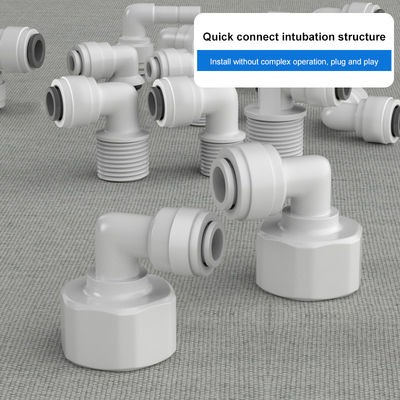 Adaptador de manguera Accesorios de filtro de agua Codo de purificador de agua de silicona roscada de 2 a 3 puntos