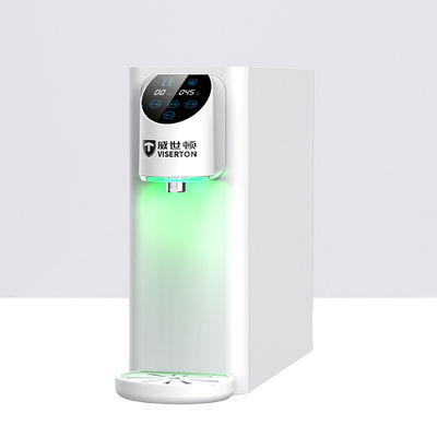 Máquina de limpieza de mesa de agua pura, purificación de agua potable directa para el hogar, calefacción integrada, ósmosis inversa RO