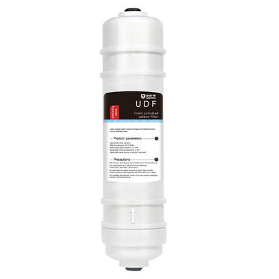 Pre accesorios de purificador de agua pura de carbono 20% UDF Cartucho de filtro de carbono Coco Shell
