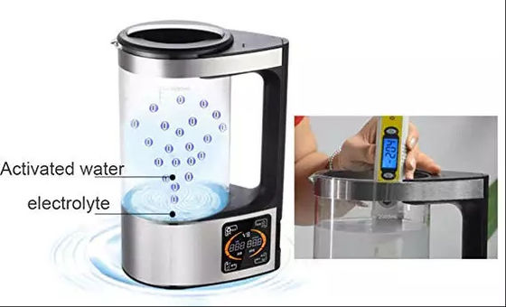 Botella de agua rica en hidrógeno de 2L, jarra de filtro de agua alcalina, tetera