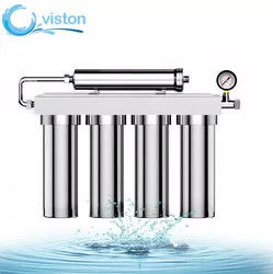 Vivienda del purificador de acero inoxidable 0.01um del agua del cartucho 304 del grifo