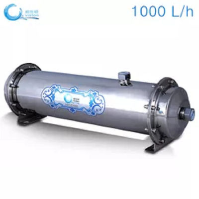 Cartucho de filtro horizontal de acero inoxidable de agua del sistema 304 enteros modernos del purificador del agua de la casa