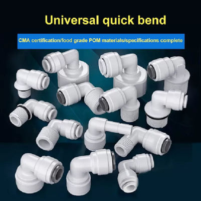 Purificadores de agua Conector rápido Adaptador de filtro de mampara 9.52mm Adaptador de tubos Od