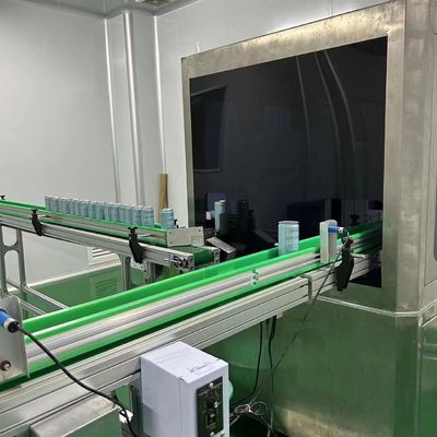 Automatización Máquina de llenado de agua rica en hidrógeno Purificación y lavado de agua Esterilización ultravioleta 500 latas/h Velocidad de llenado