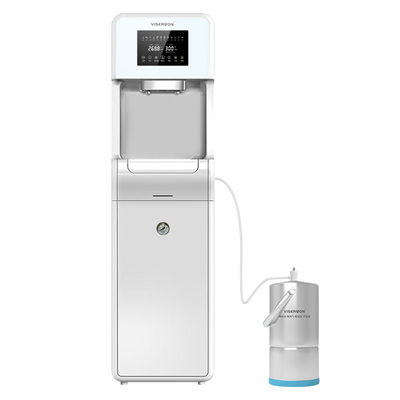 Dispensador de purificador de agua de hidrógeno de hotel de filtración inteligente con cartuchos de filtración PP GAC PP CTO RO Esterilización UV