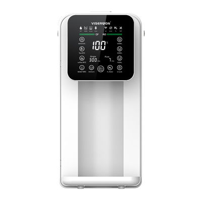Mini Smart Hydrogen Rich Water Machine Purificador de agua de escritorio con cartuchos de filtración de resina PAC RO PPF VST-T2HP