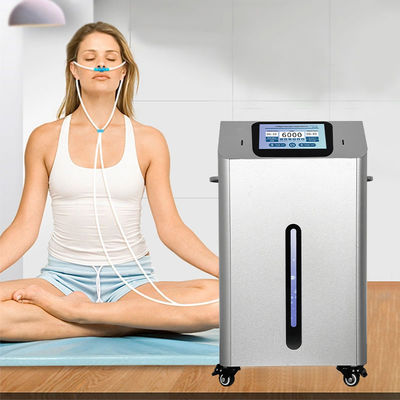 Máquina de absorción de hidrógeno de panel táctil de 6000 ml de capacidad con membrana de intercambio de protones de DuPont y pureza del 99,99%