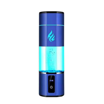 Botella de agua de hidrógeno azul H2-X1 portátil de 210 ml de capacidad y perfecta para la instalación en el escritorio