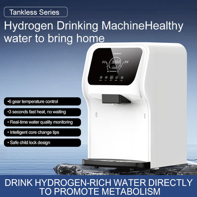 Compacto T1HG 75G Maquina de agua sin tanque para el hogar enriquecida con hidrógeno con módulo electrolítico SPE más célula de platino