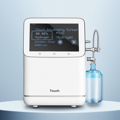 Pantalla de publicidad táctil 99,99% de pureza Máquina de inhalación de hidrógeno 6000ml/min