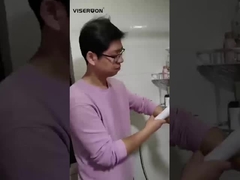 Prueba de concentración de hidrógeno de la ducha rica en hidrógeno